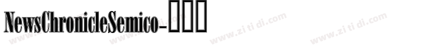 NewsChronicle Semico字体转换